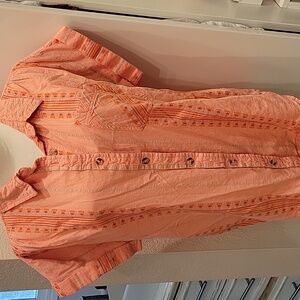 Cotton & Rye Coral Button-Down Women's Shirt